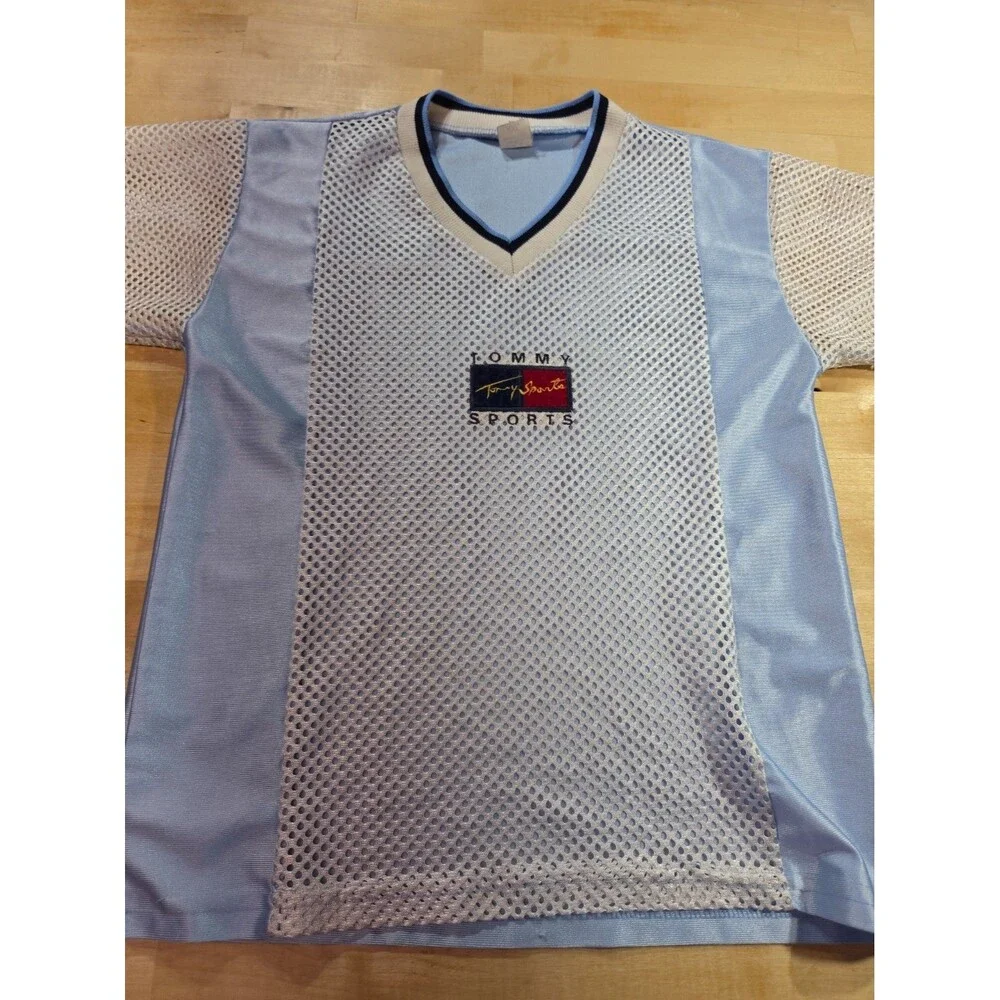 Vintage Tommy Sports Kids XXL Mesh Shirt